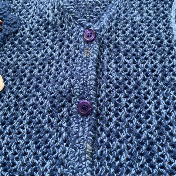 𝅺Vintage Separate Editions Koret Knitted Vest with Bead Detail - Picture 5 of 9